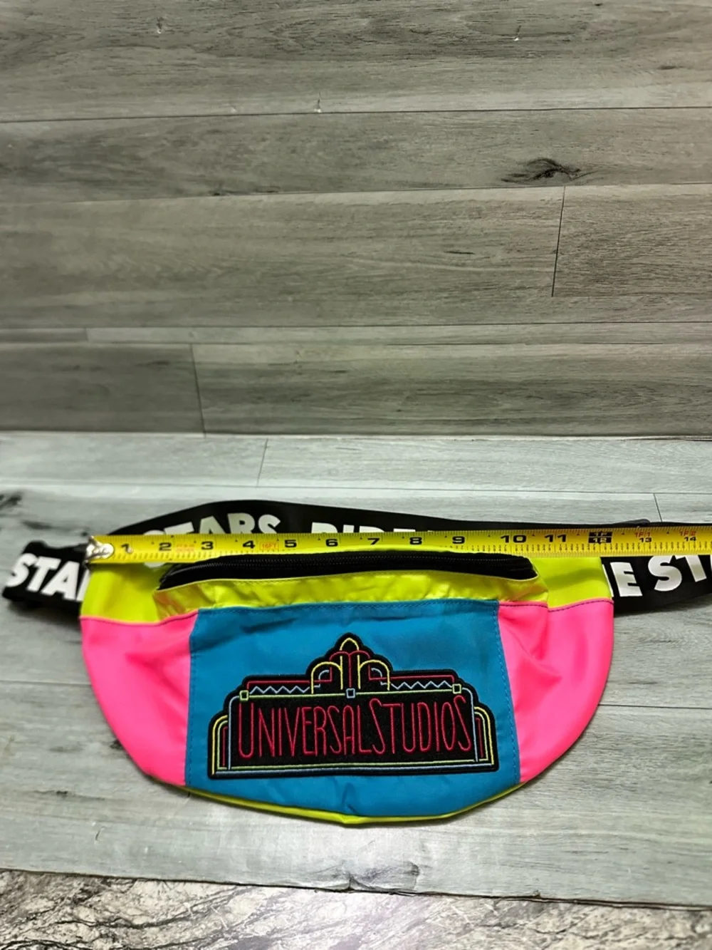 Universal Black & White Universal Studios Logo Interior Label funny Bag